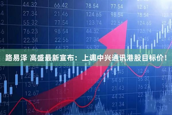路易泽 高盛最新宣布：上调中兴通讯港股目标价！